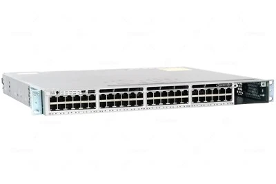 Cisco Catalyst WS-C3850-48U-E 48x RJ-45 1Gb UPoE - Ethernet Switch - Image 1 of 4