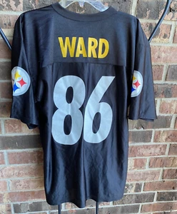 NFL Pittsburgh Steelers Hines Ward 86 NFL Players Black Jersey Men M - Picture 1 of 17