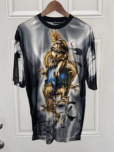 NO BOUNDARIES VINTAGE DRAGON SHIRT SZ Large NWOT - Bild 1 von 6