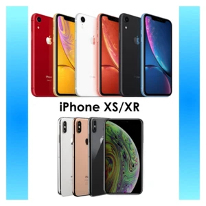 Apple iPhone XS/XR 64GB 256GB Unlocked Verizon At&t T-Mobile WorldSim Cricket 4 - Picture 1 of 10