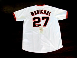 JUAN MARICHAL SAN FRANCISCO GIANT HOF PITCHER SIGNED AUTO HOME JERSEY JSA BEAUTY - Picture 1 of 4