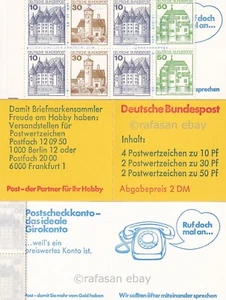 Deutschland 1981 MiNr. MH22 I s oZ komplette Broschüre postfrisch sehr guter Zustand - Bild 1 von 1
