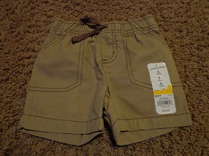 Jumping Beans Jungen Gr. 6 Monate Neu mit Etikett hellbraun/braun Baumwolle Shorts mit elastischem Bund - Bild 1 von 4