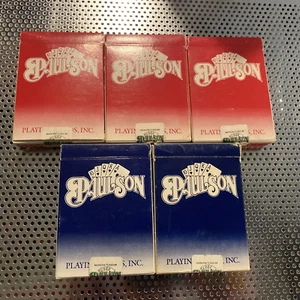 Lot of 5 Las Vegas Paulson Playing Card Decks • Red Back • Opened - Picture 1 of 6