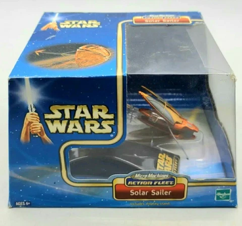 Micro Machines Star Wars Action Fleet Solar Sailor 2002 Hasbro Toy NEW IN BOX Cover