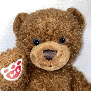 Build A Bear Brown Teddy 18” Plush Blue Eyes Jointed Limbs - Picture 1 of 12