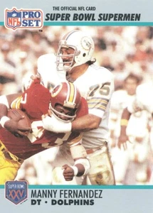 SUPER-BOWL SUPERMEN Manny Fernandez DOLPHINS Utah Utes - Picture 1 of 1