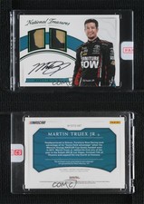 2017 National Treasures Dual Tire Signatures Green /5 Martin Truex Jr Auto