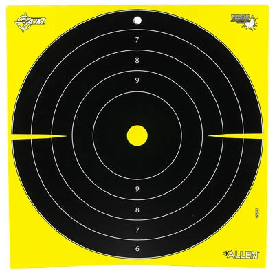 Allen Company EZ AIM Adhesivo Bullseye Targets 12.5 Negro Chartreuse Paquete de 30 Foto 1 de 2