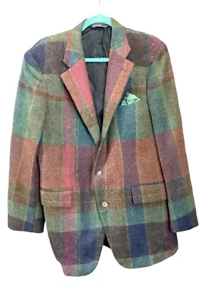 Abrigo deportivo vintage de lana Polo Ralph Lauren para hombre.  Talla 41R.  Estilo clásico Foto 1 de 4