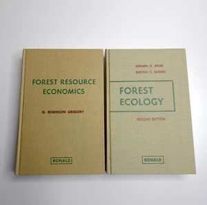 Set of 2 Forest Resource Economics & Forest Ecology Ronald Textbooks - Picture 1 of 5