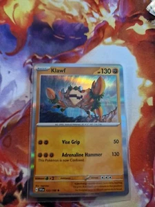 Pokémon TCG Klawf Scarlet & Violet Base Set 122/198 Holo Holo Rare - Picture 1 of 2