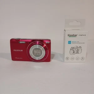 Fujifilm FinePix JZ100 14MP Digital Camera - Red - For Parts or Repair - Afbeelding 1 van 5