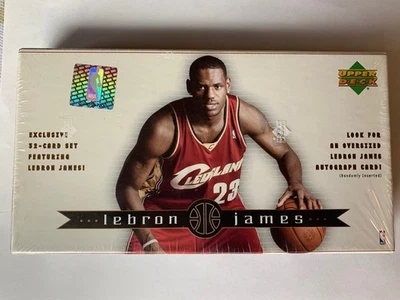 2003-04 Upper Deck LeBron James 32 Card Rookie Box Set *FACTORY SEALED* - Image 1 of 2