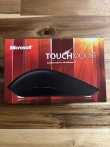 Microsoft Touch Mouse Black 1459 with receiver Tested ( Missing back cover) - Picture 1 of 4