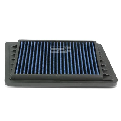 Fit Jeep Liberty Wrangler Blue Reusable/Washable Drop In Air Filter Panel - Image 1 of 4