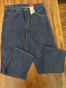Neu mit Etikett Dickies FR 2112 Herrenjeans 33 x 30 dunkelblau Denim schwer entflammbar Carpenter - Bild 1 von 10