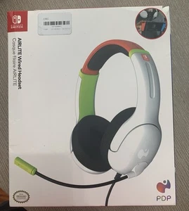 Nintendo Switch Over the Ear Kabelgebunden Gaming Headset PDP AirLite - Weiß/Schwarz - Bild 1 von 3