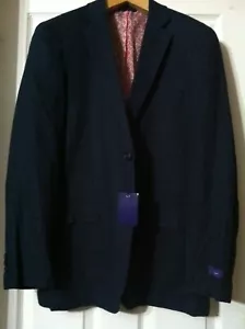 ALAN FLUSSER MENS NEW BLUE 55%LINEN 45%RAYON SPORT COAT JACKET BLAZER SIZE: M - Picture 1 of 5