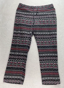 Old Navy Womens  Large L Fleece Pajama Pants Aztec Drawstring - Picture 1 of 7