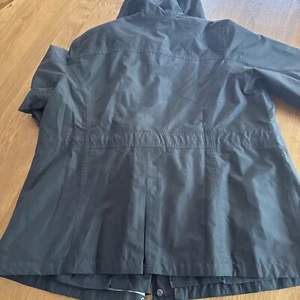 LL BEAN Womens H2OFF Rain Jacket Mesh Lined Primaloft 2x Plus Black 287471 - Picture 1 of 9