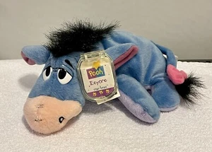DISNEY EEYORE Bean Bag Plush Beanbag Friend 8" MATTEL Stuffed Animal - Picture 1 of 12