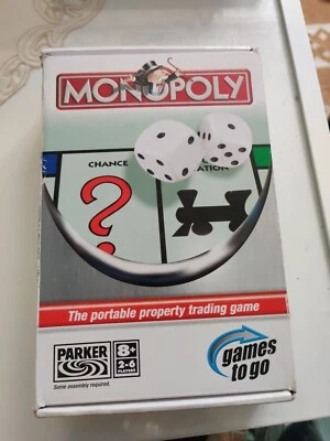 Travel Monopoly - by Parker - The Portable Property Trading Game Games To Go - Image 1 of 3