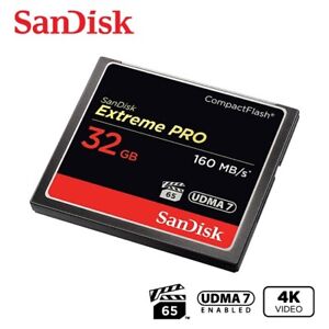 SanDisk Extreme PRO 32GB CF Card UDMA7 Speed Up To 160MB /s - Tracking include