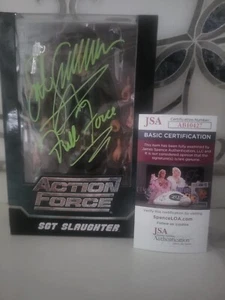Action Force 1:12 Scale Sgt. Slaughter Action Figure SIGNED JSA COA - Picture 1 of 8