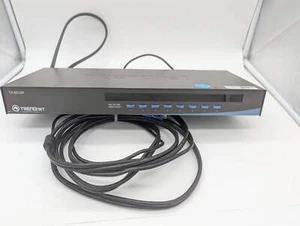 TRENDnet KVM 8-portowy przełącznik USB/PS/2 19" TK-803R (0710931304305) - Zdjęcie 1 z 3