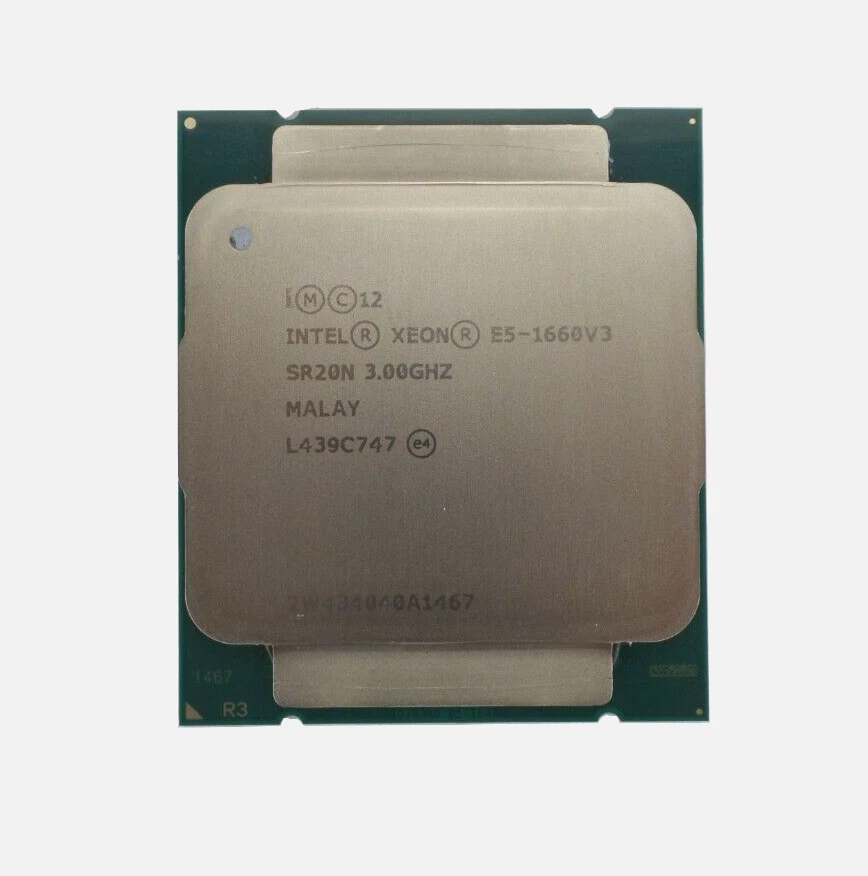 Intel Xeon E5-1660 v3 3.0GHz 20MB 8-Core 140W LGA2011-3 SR20N CM8064401909200 - Image 1 of 1