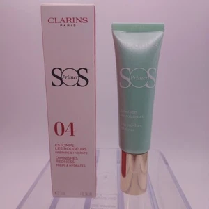 Clarins SOS Primer Disminuye Enrojecimiento 1oz 04 VERDE - Imagen 1 de 8