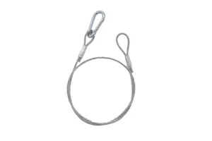 PACK DE 12 ELINGUES DE SECURITE 3MM 75CM ARGENT ALGAM LIGHTING SWS-3-75-PACK - Imagen 1 de 1