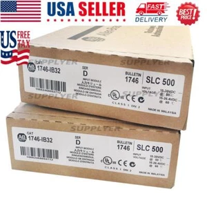 Factory Sealed Allen-Bradley AB 1746-IB32 SER D SLC500 PLC Input Module New - Picture 1 of 4
