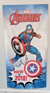Avengers, Captain America Outdoor Hangable Banner, Sign for Ice Cream Business - Picture 1 of 5