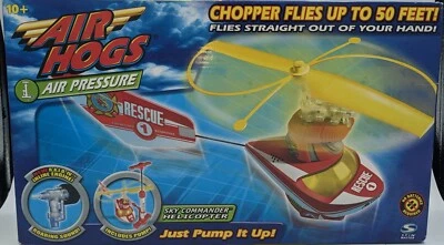 Air Hogs ~ Sky Commander Helicopter ~ Air Pressure, Red  -  NEW In Sealed Box - Image 1 of 3