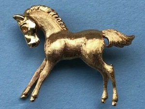14 Karat Pferd Anstecknadel Brosche - Bild 1 von 8