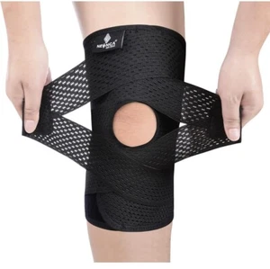 NEENCA Kniebandage Knieschmerzen Kompression Kniebandage mit Air Mesh Gewebe XXL - Bild 1 von 2