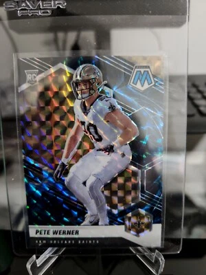Pete Werner 2021 Panini Mosaic Genesis Rookie SP Saints #367 - Image 1 of 2
