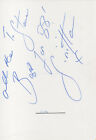 SINITTA & CLIVE JACKSON - Signed Large White Page - MUSIC - SINGERS