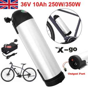 36V 10Ah Bottle Lithium E-Bike Battery For 350W Electric Bicycles W/ Charger Kit - Picture 1 of 8