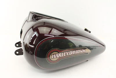 03-07 Harley-Davidson Electra Glide Road Street OEM TANQUE DE GASOLINA COMBUSTIBLE CEREZA NEGRA Foto 1 de 4