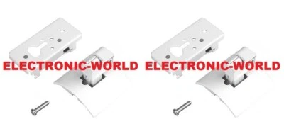 2 MINT Bose Jewel II Invisible 300 White Slide Connect Swivel Wall Brackets - Image 1 of 3