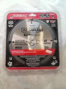 Admiral 7 1/4" 4T 62740 Fiber Cement- PCD - Picture 1 of 2