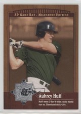 2001 SP Game Bat Edition Milestone Aubrey Huff #10