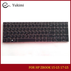 PER HP ZBOOK 15 G5 17 G5 computer portatile nero inglese con tastiera retroilluminata - Foto 1 di 3
