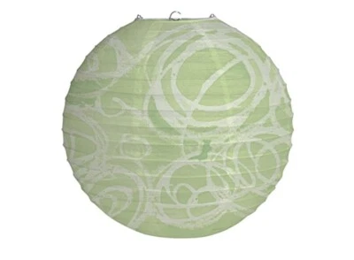 Creative Converting FLoRA Green Lantern 12" Baby Bridal Shower Party Decoration - Image 1 of 4