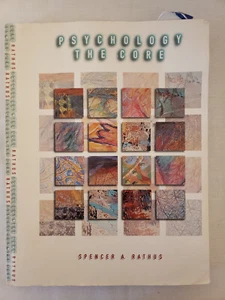 Psychology The Core Spencer Rathus Paperback Harcourt 2000 - Picture 1 of 4
