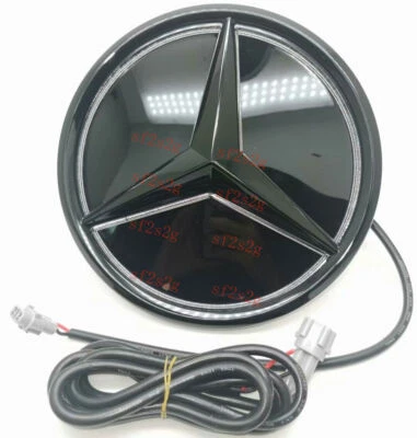 LED Illuminated Grille Star Emblem Badge White light For A/B/C/E/CLA/GLA/GLB - Image 1 of 4