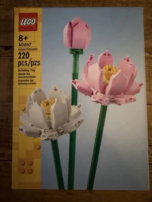 FACTORY SEALED LEGO Lotus Flowers Building Toy Set 40647 Brand New 220 Pieces - Image 1 of 4